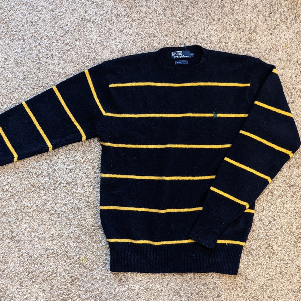 Polo Ralph Lauren Vintage Sweater 100% Lambswool